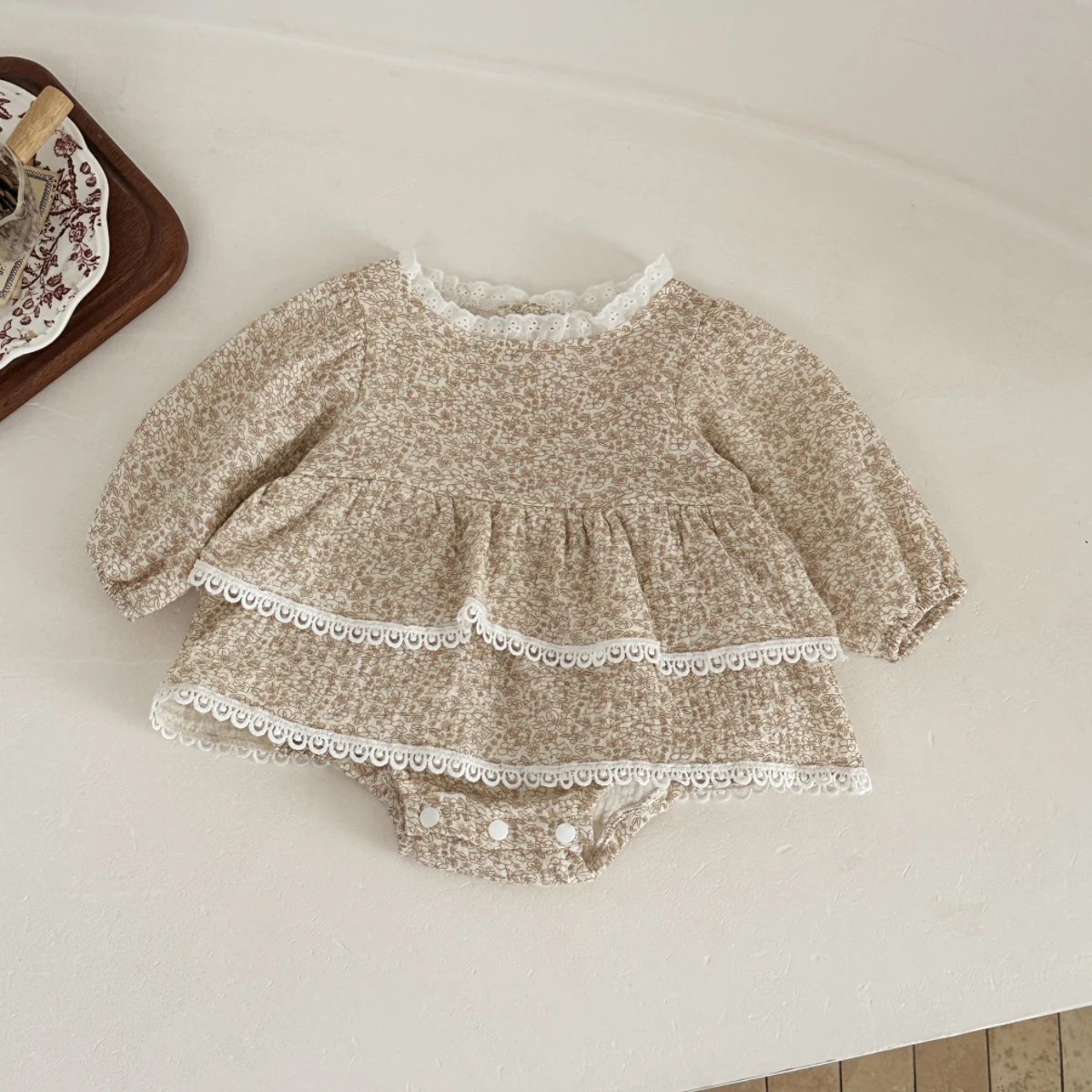 Korean-style Childrens Long-sleeved Printed Onesie — image 5