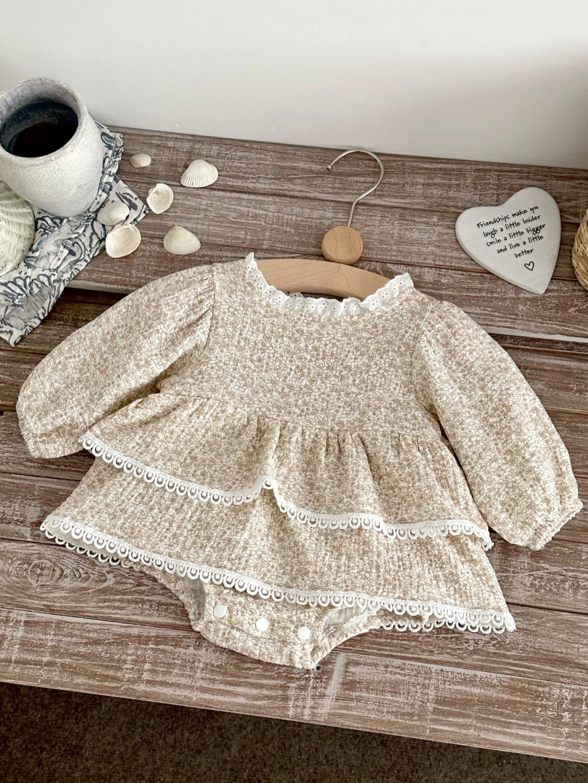 Korean-style Childrens Long-sleeved Printed Onesie — image 2