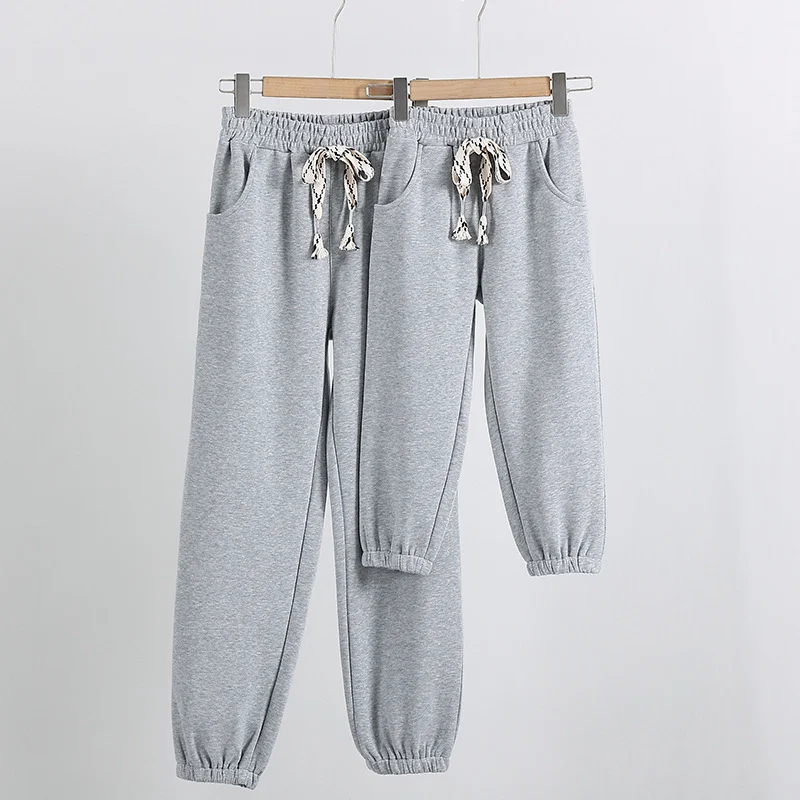 Korean-style Fleece-lined Thickened Sweater Street-style Fashionable Hooded Set — image 4