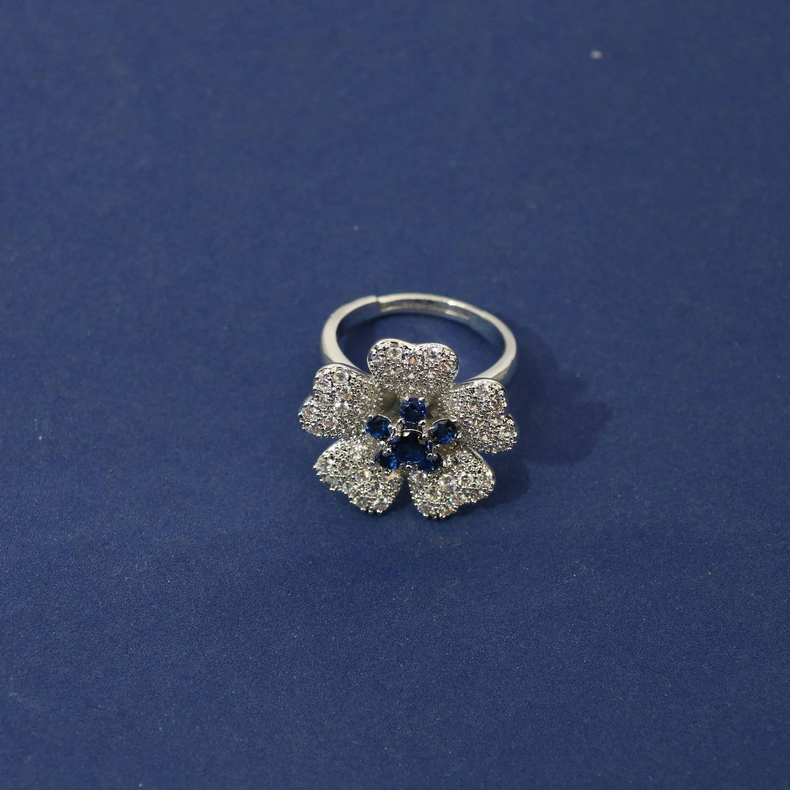 Korean Style Flower Zircon Collar Bride Necklace Earrings Accessories Evening Wedding… — image 3