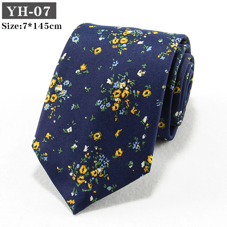 Korean-style Retro Hong Kong Style Floral Casual Tie — image 12