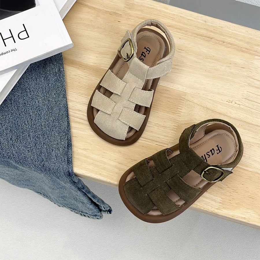 Korean-style Woven Beach Shoes For Baby Boys And Girls Toddlers Infants — image 2