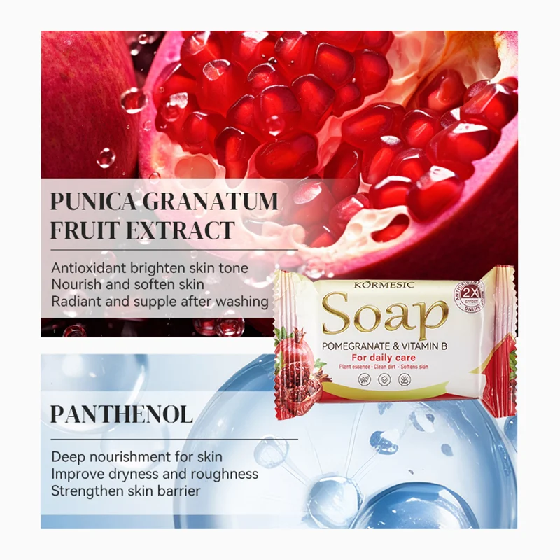 Kormesic Pomegranate & Vitamin B Soap — image 3