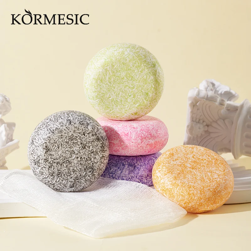 Kormesic Rose Fluffy And Oil Control Shampoo Soap For Only 64g — image 5