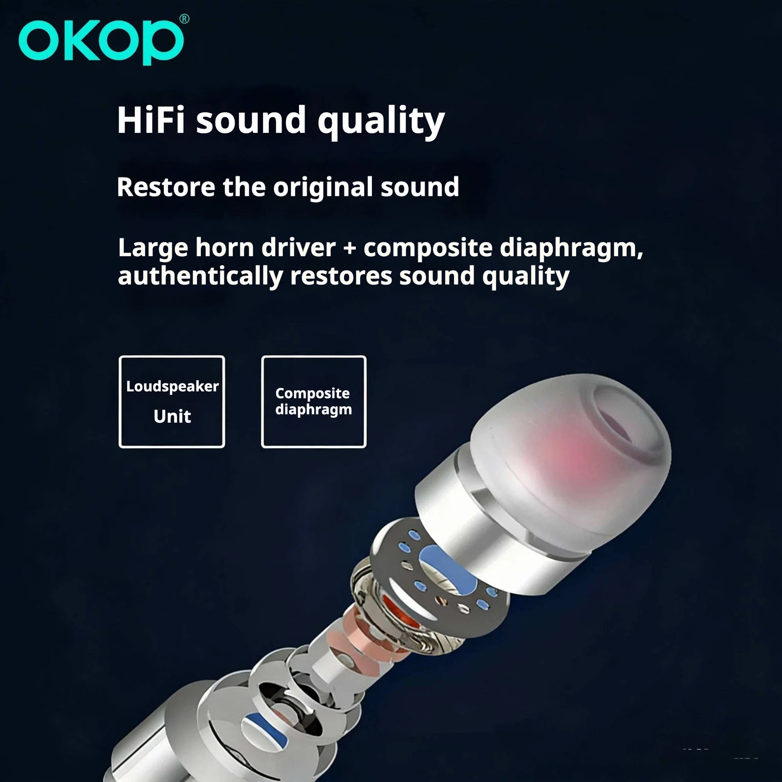 KP-239 In-ear Wired USB-C Headphones High-quality Audio High Volume Low Latency For… — image 2