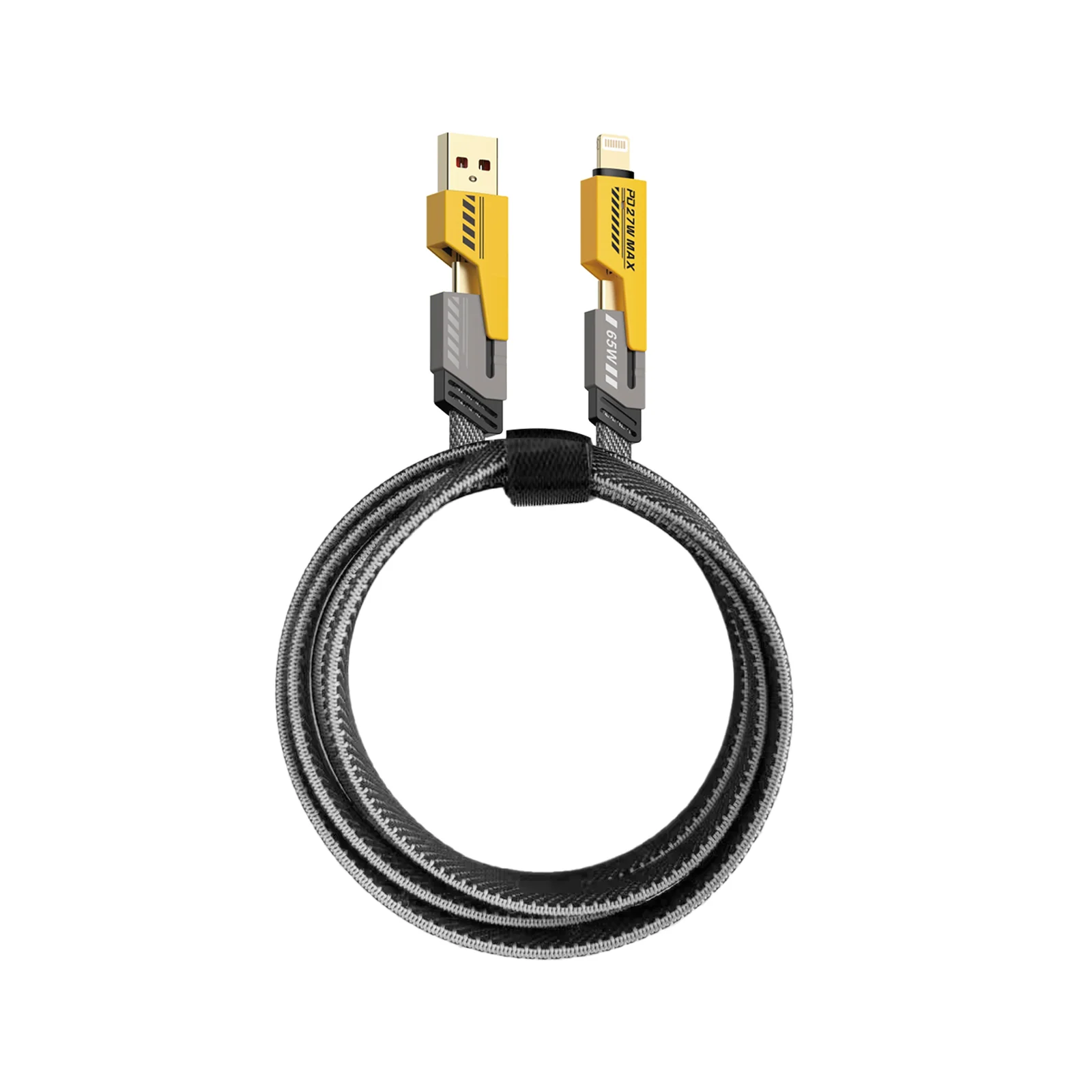 KP-312 65W 4-in-1 Retractable Charging Cable Fast-charging Best-selling Model… — image 4