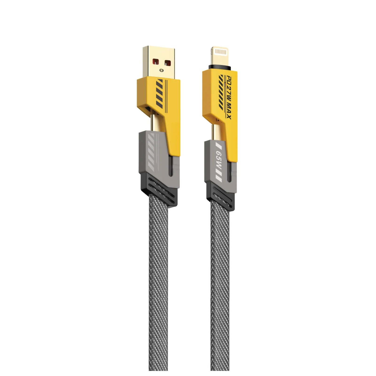 KP-312 65W 4-in-1 Retractable Charging Cable Fast-charging Best-selling Model… — image 3