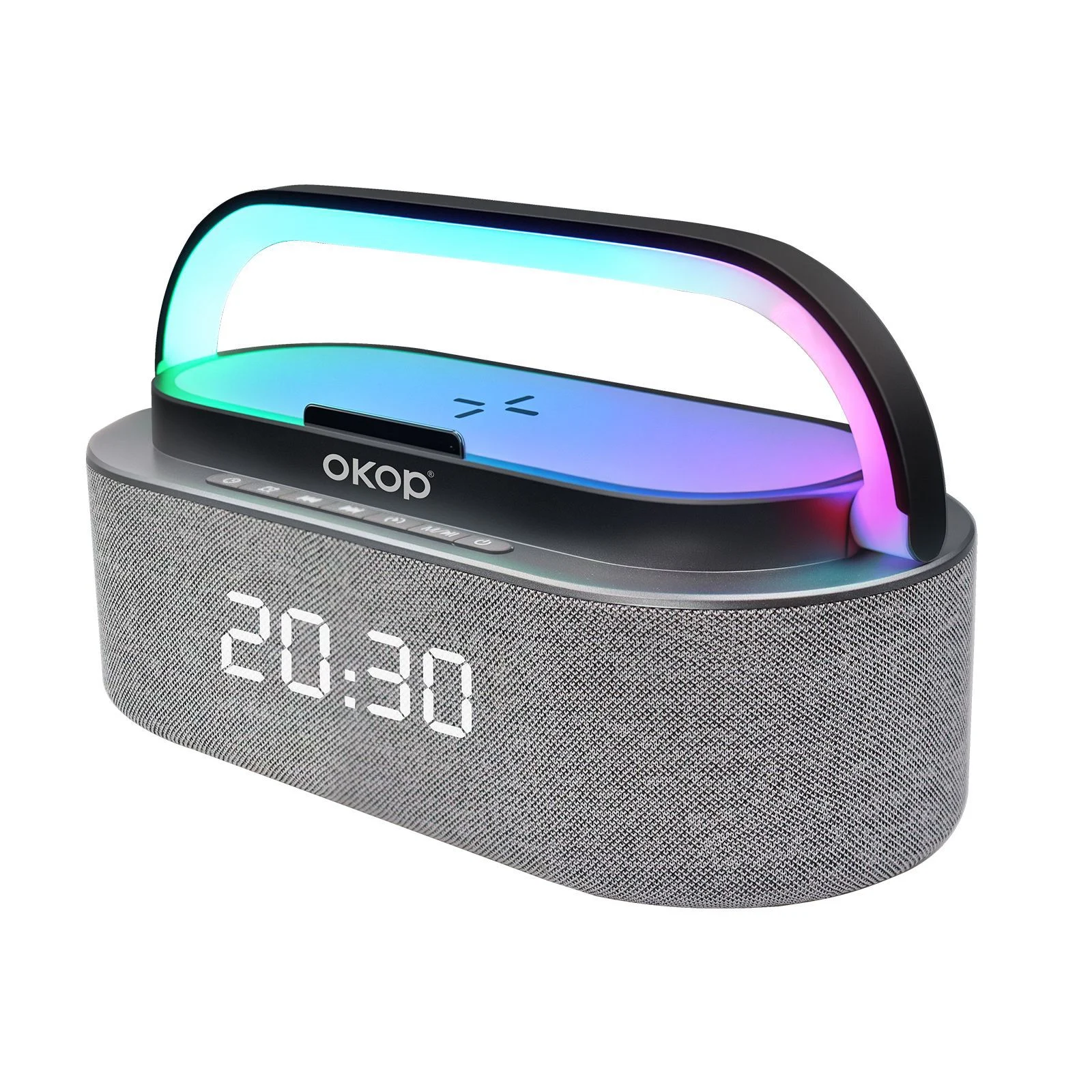 KP-578 Hot-selling Wireless Bluetooth Speaker With Clock Alarm And Charging Features A… — image 4