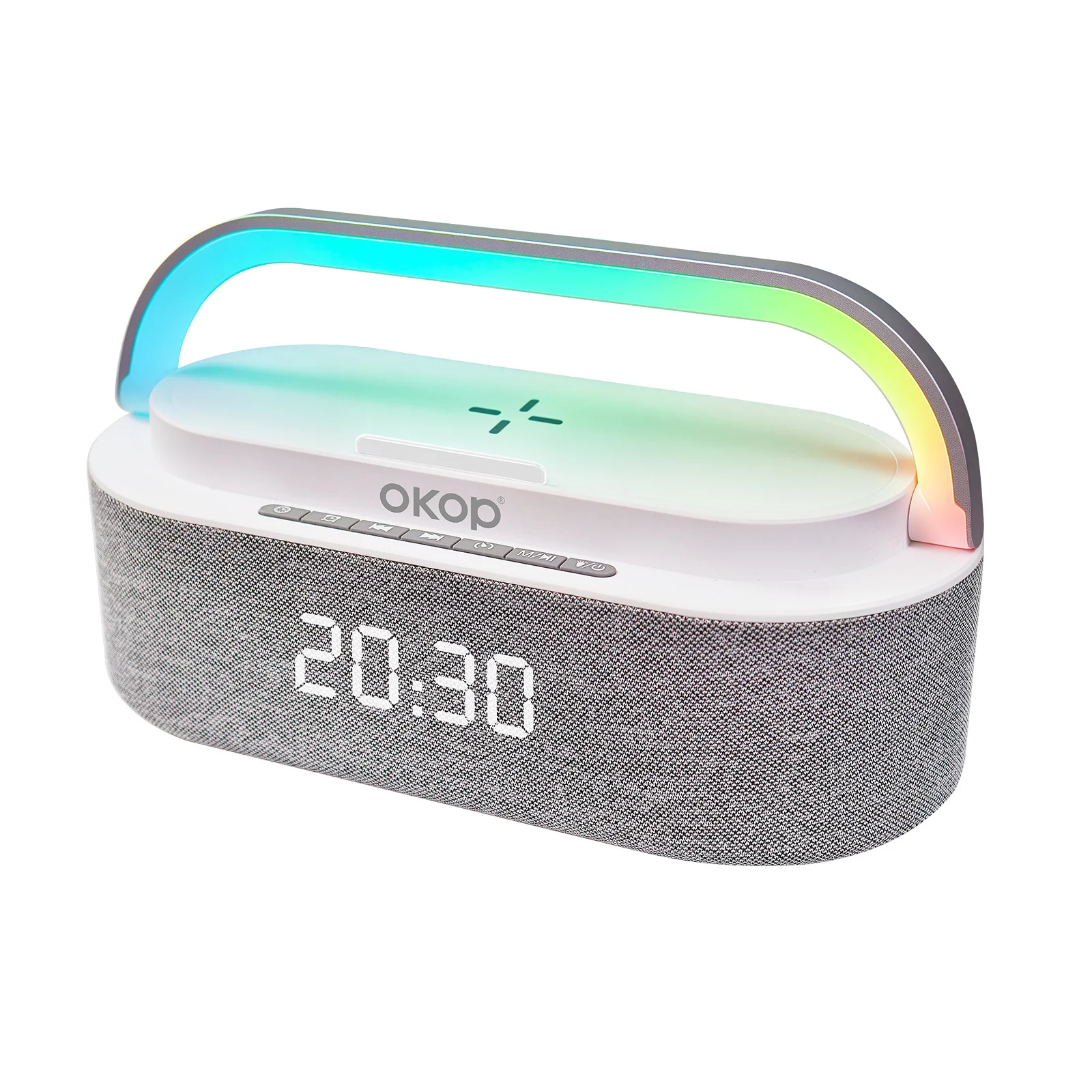 KP-578 Hot-selling Wireless Bluetooth Speaker With Clock Alarm And Charging Features A… — image 6