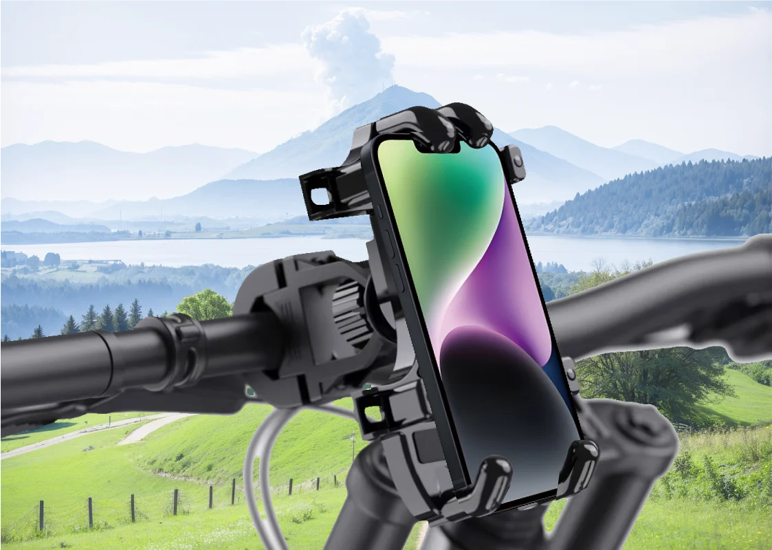 KP-938 Bicycle Vehicle Phone Mount 360-degree Adjustable Navigation Holder — image 5