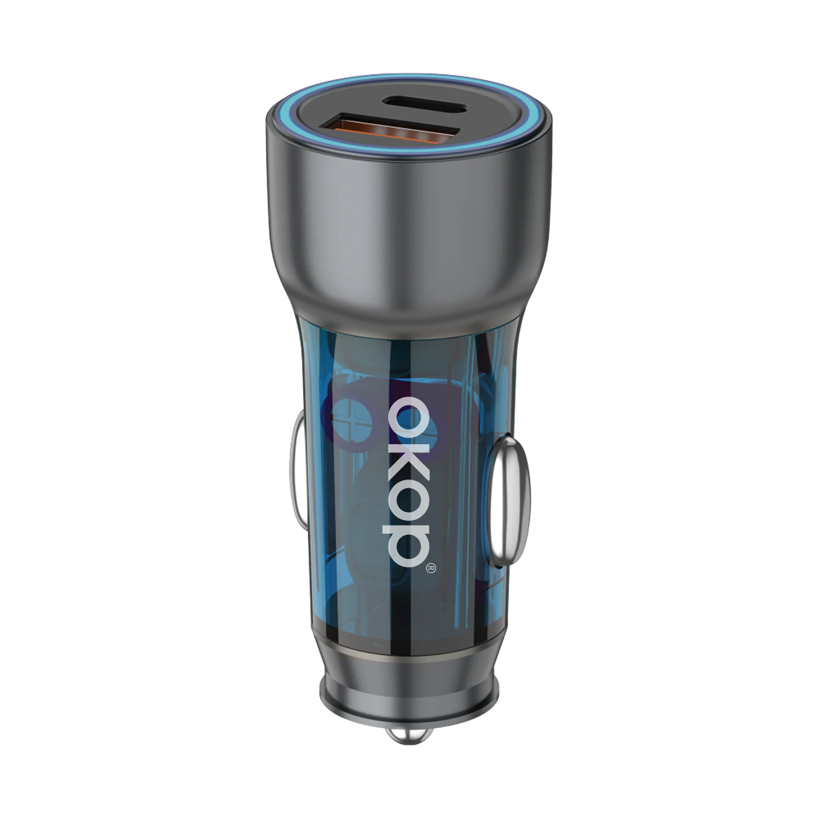 Kp-c102 In-stock Multi-port Car Charger USB Type-c With Super-fast Charging And MP3… — image 6
