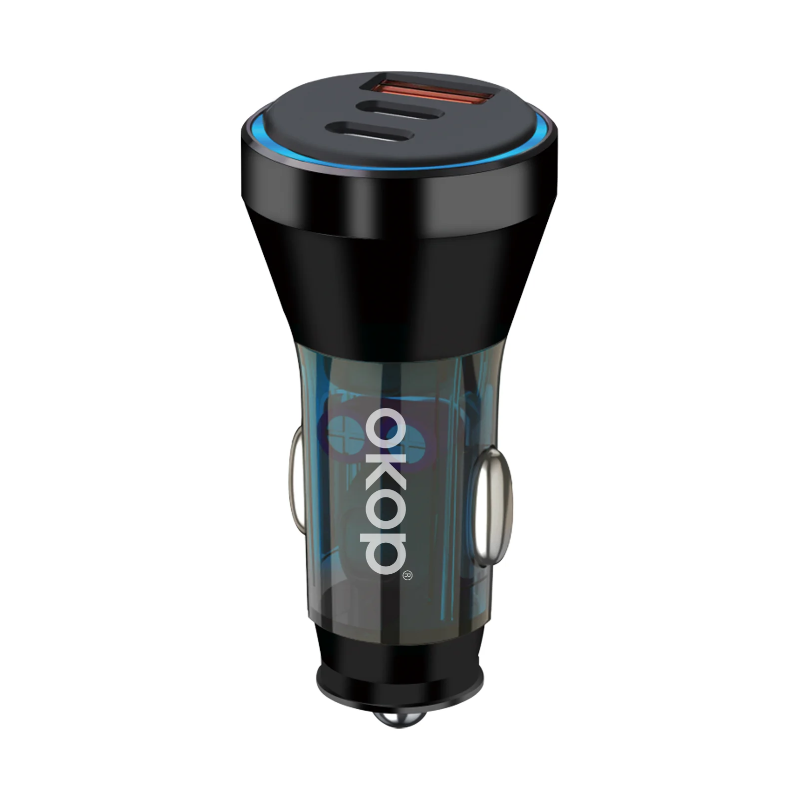 Kp-c105 Multi-port Car Charger USB Type-c With Super-fast Charging And… — variant image