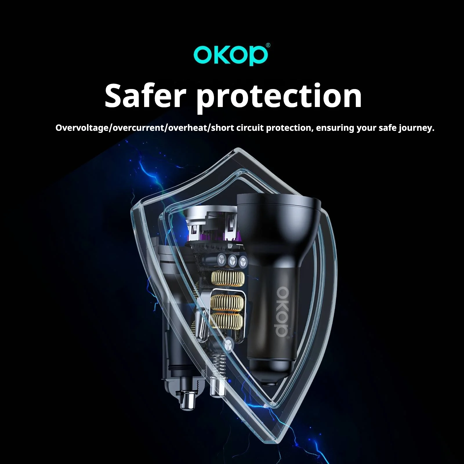 Kp-c105 Best-selling Multi-port Car Charger USB Type-c With Super-fast Charging And… — image 1