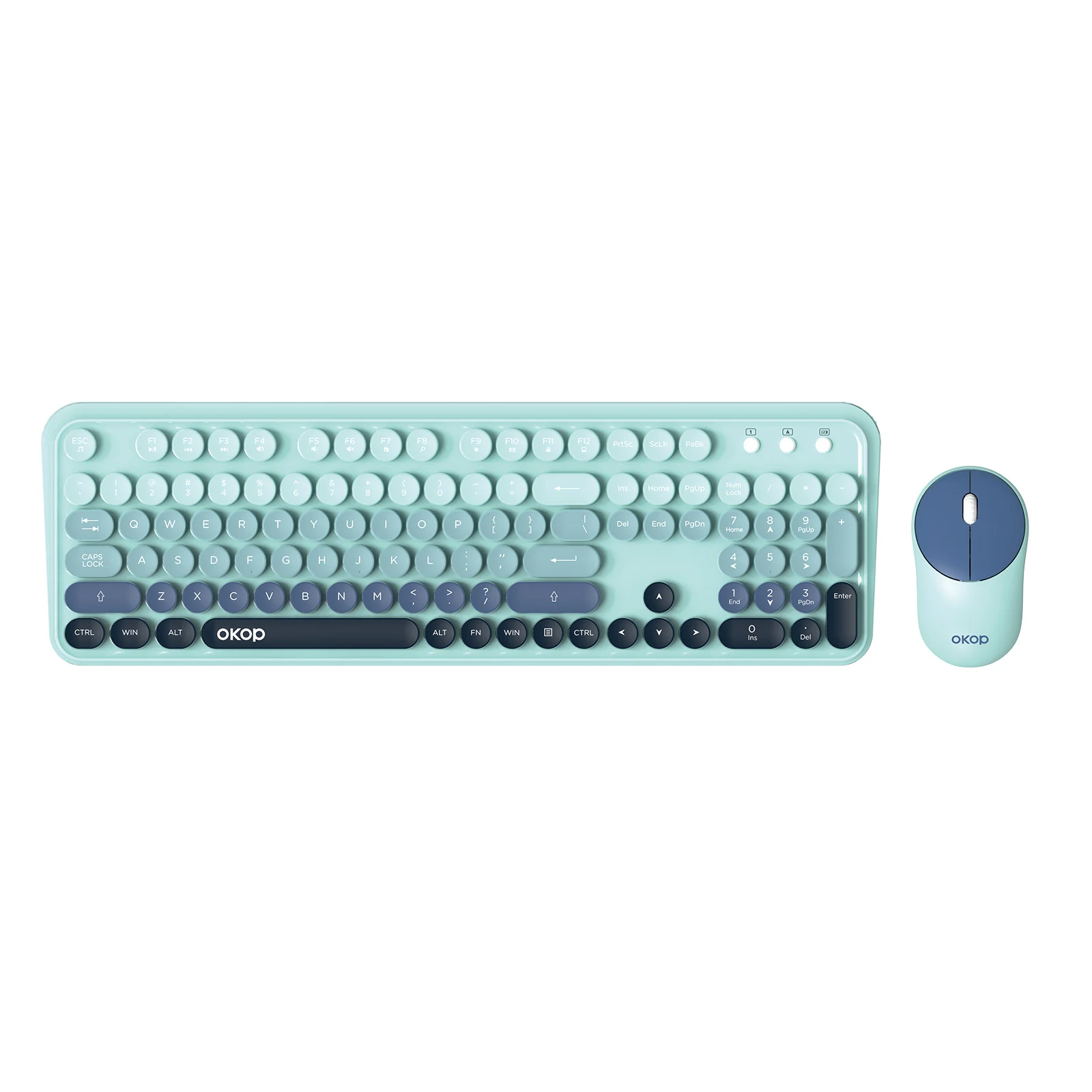 Kp-j451 Wireless Keyboard Mouse Combo Silent 2.4g Stylish Design Mechanical Feel Keys… — image 5