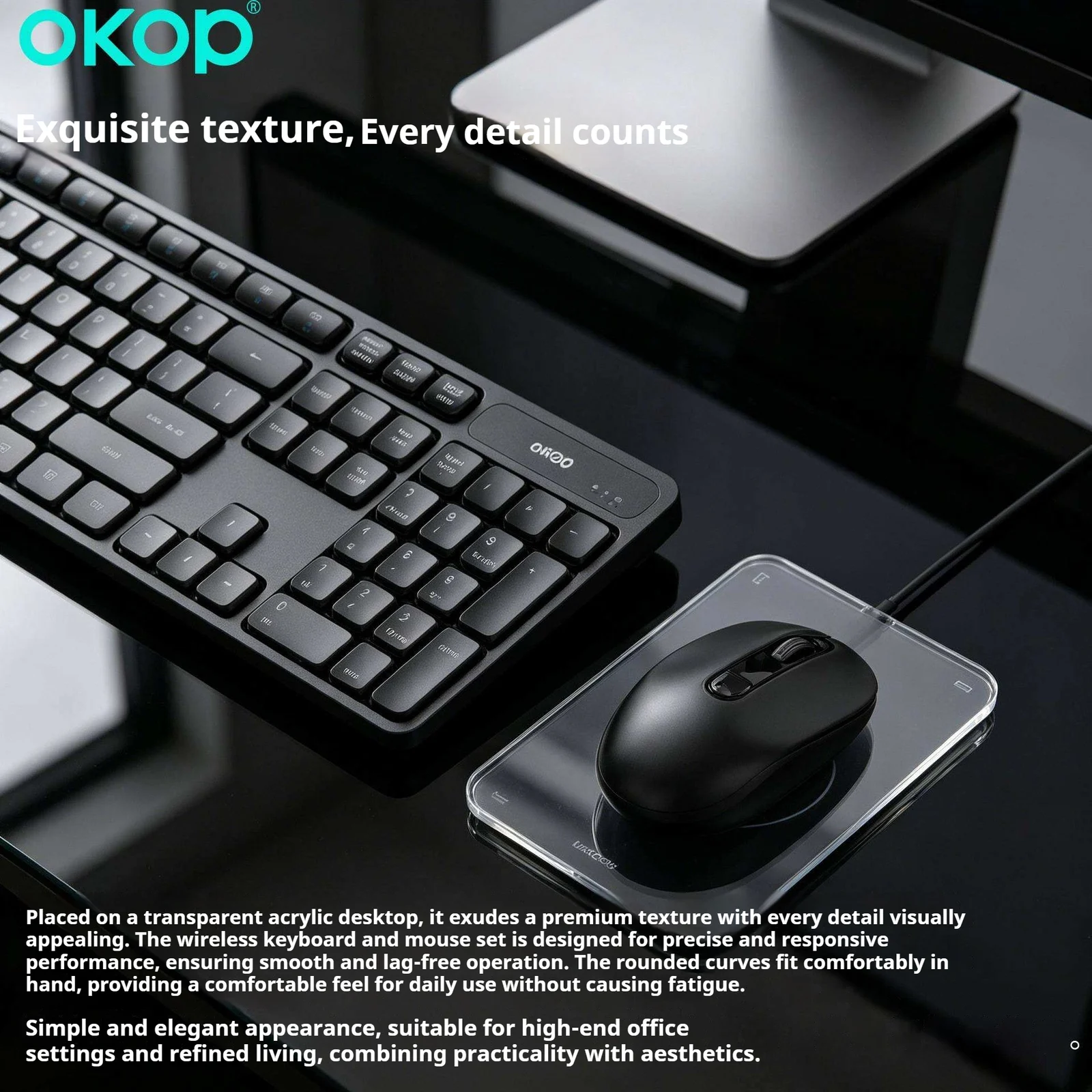 Kp-j452 Wired Keyboard And Mouse Combo Suitable For Gaming Office Home Use USB Desktop Set — image 5