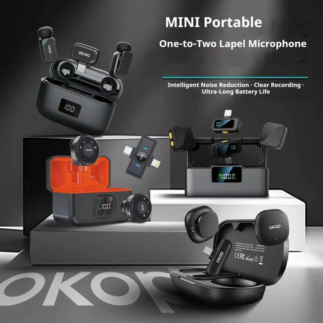 Kp-m118 Best-selling Wireless Lavalier Microphone New Model For Vlogs Livestreaming… — image 5