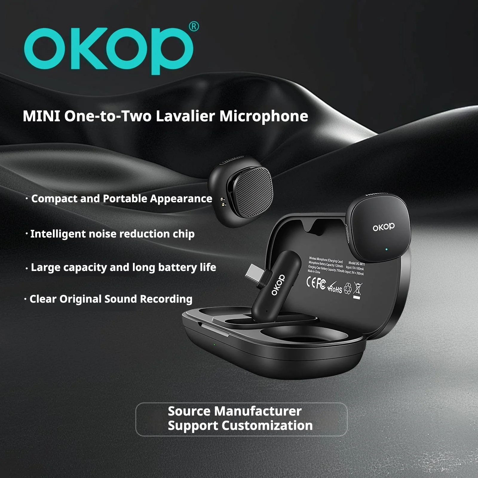 Kp-m119 Wireless Lavalier Microphone New Model For Vlogs Livestreaming And Short-form… — image 4