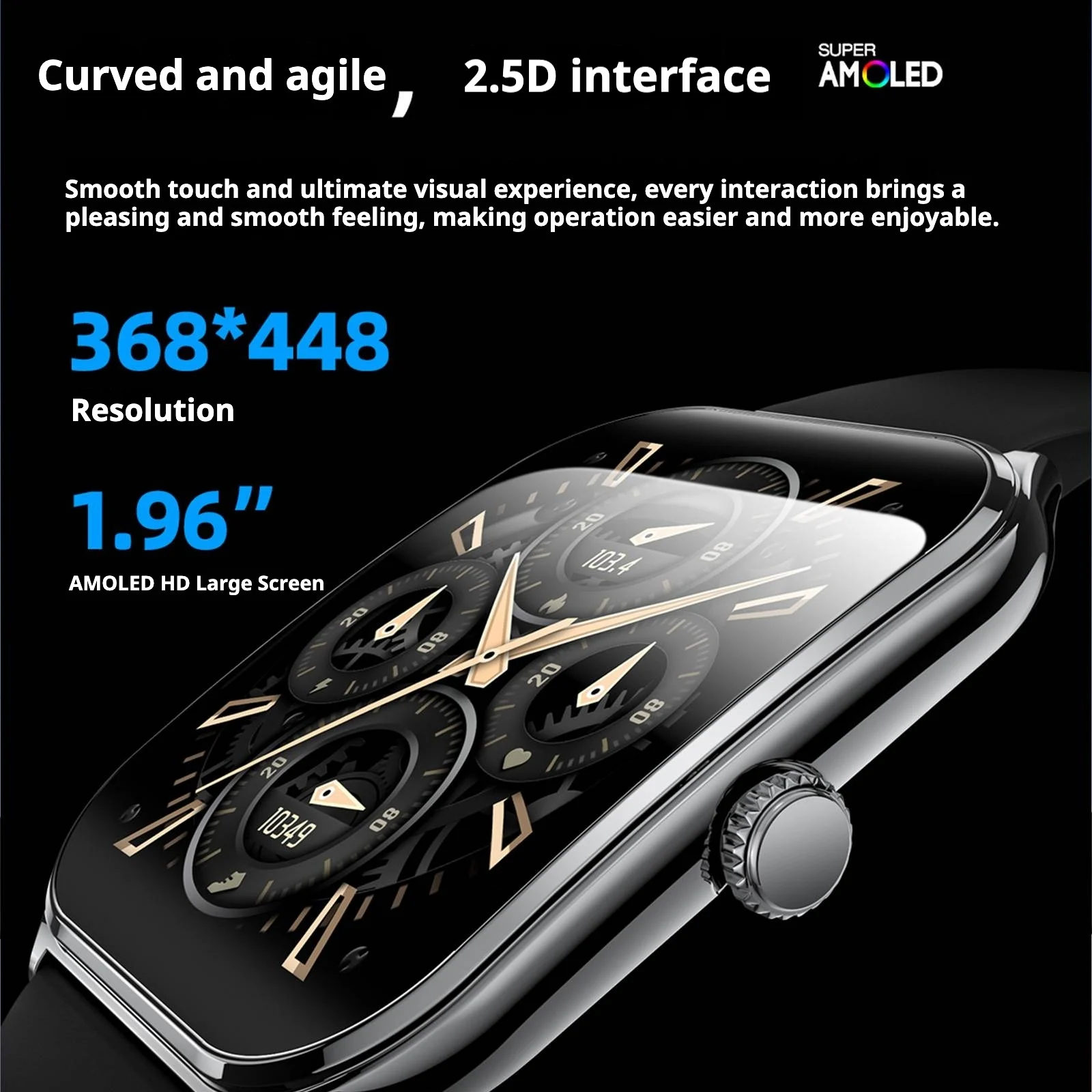 Kp-s102 Best Selling Smartwatch Bluetooth Calling Blood Pressure Monitor Pedometer… — image 5