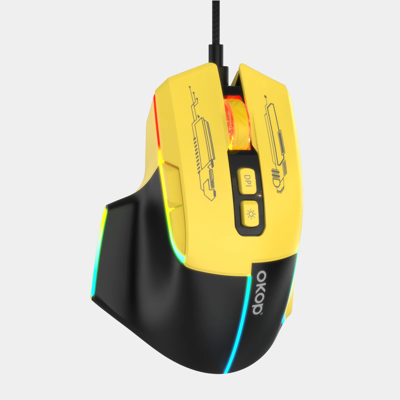 Kp-s407 Wired Optical Mouse Ergonomic Design For Desktops Laptops Office Business And… — image 6
