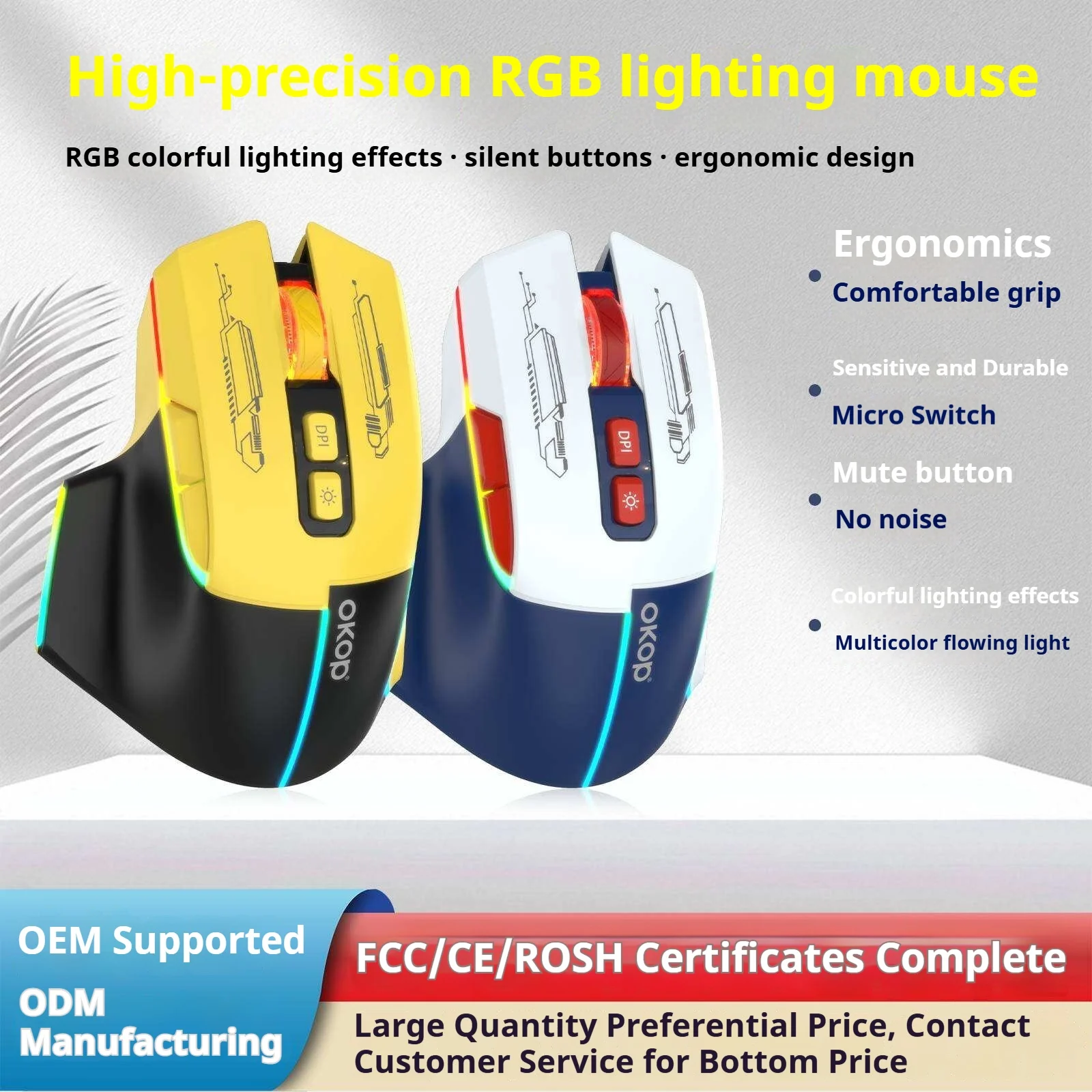 Kp-s407 Wired Optical Mouse Ergonomic Design For Desktops Laptops Office Business And… — image 7