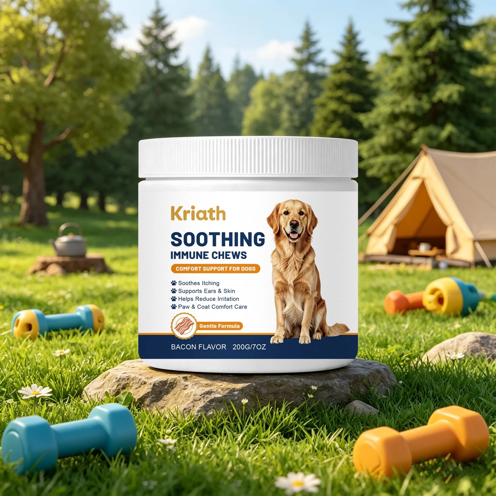 Kriath Chewable Tablets For Dogs, Daily Gentle Care The Dog's Body, Nutritional… — image 5