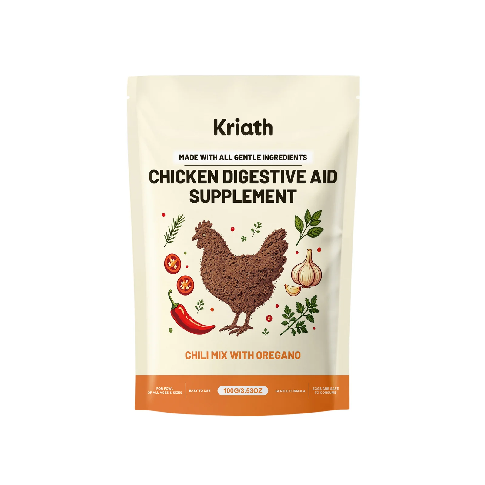 Kriath Chicken Care Supplement Nutritional And Healthy Pet Feed Additive Promotes… — image 5