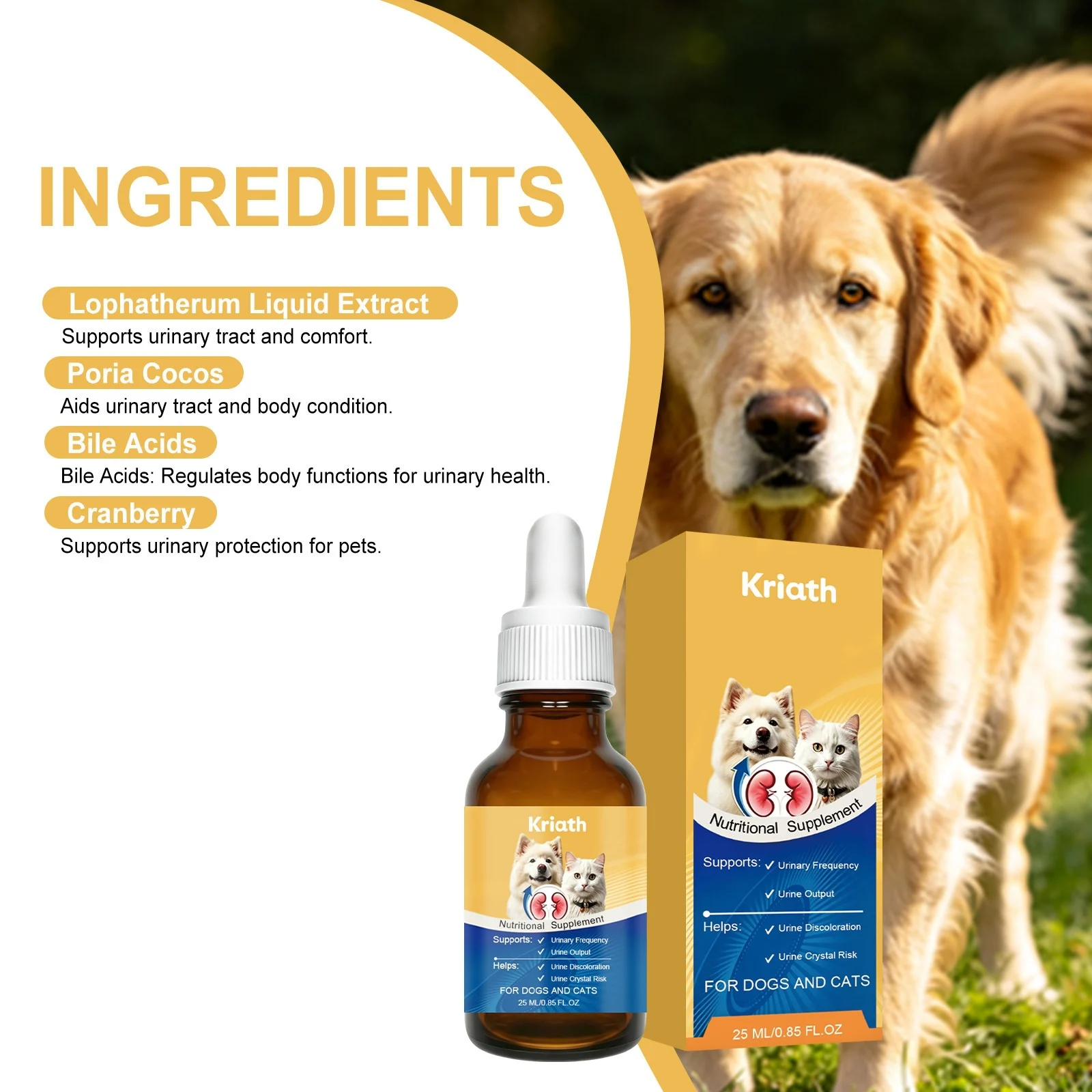 Kriath Dog And Cat Nutritional Supplements Mild Formula To Supplement Daily Needs, The… — image 5