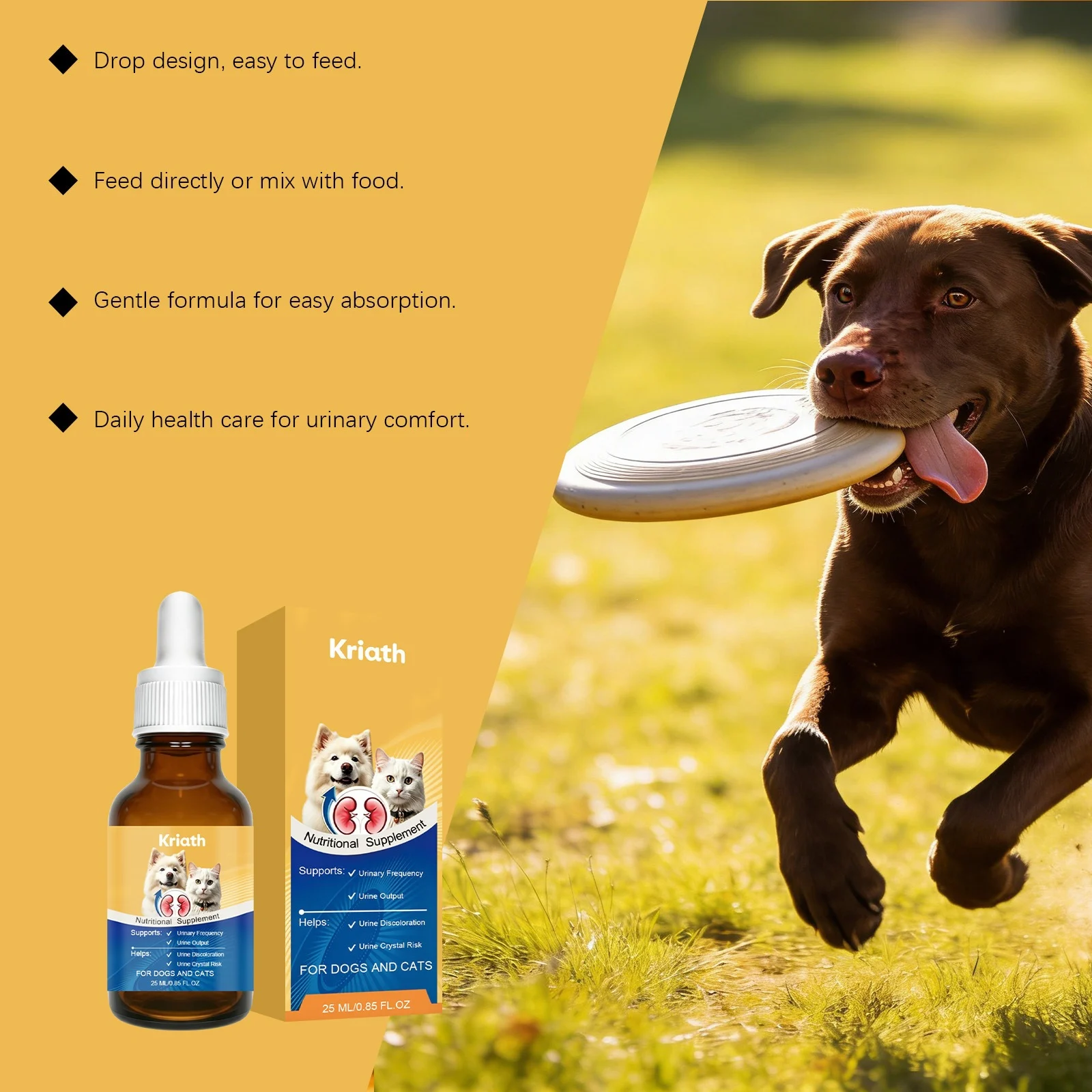 Kriath Dog And Cat Nutritional Supplements Mild Formula To Supplement Daily Needs, The… — image 2