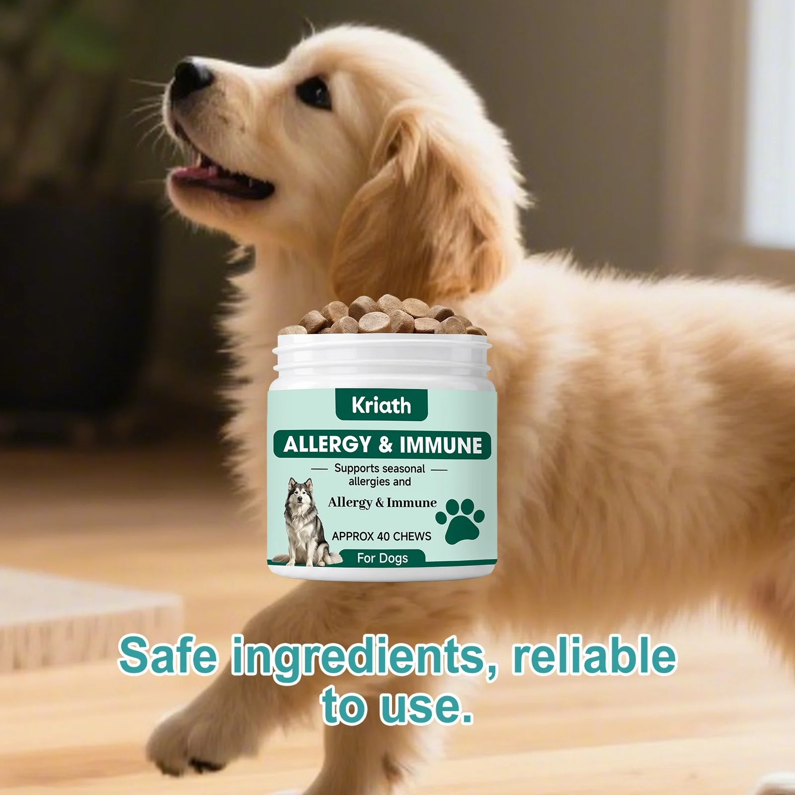 Kriath Dog Care Chewable Tablets With Mild Ingredients For Daily And Nutritional… — image 5