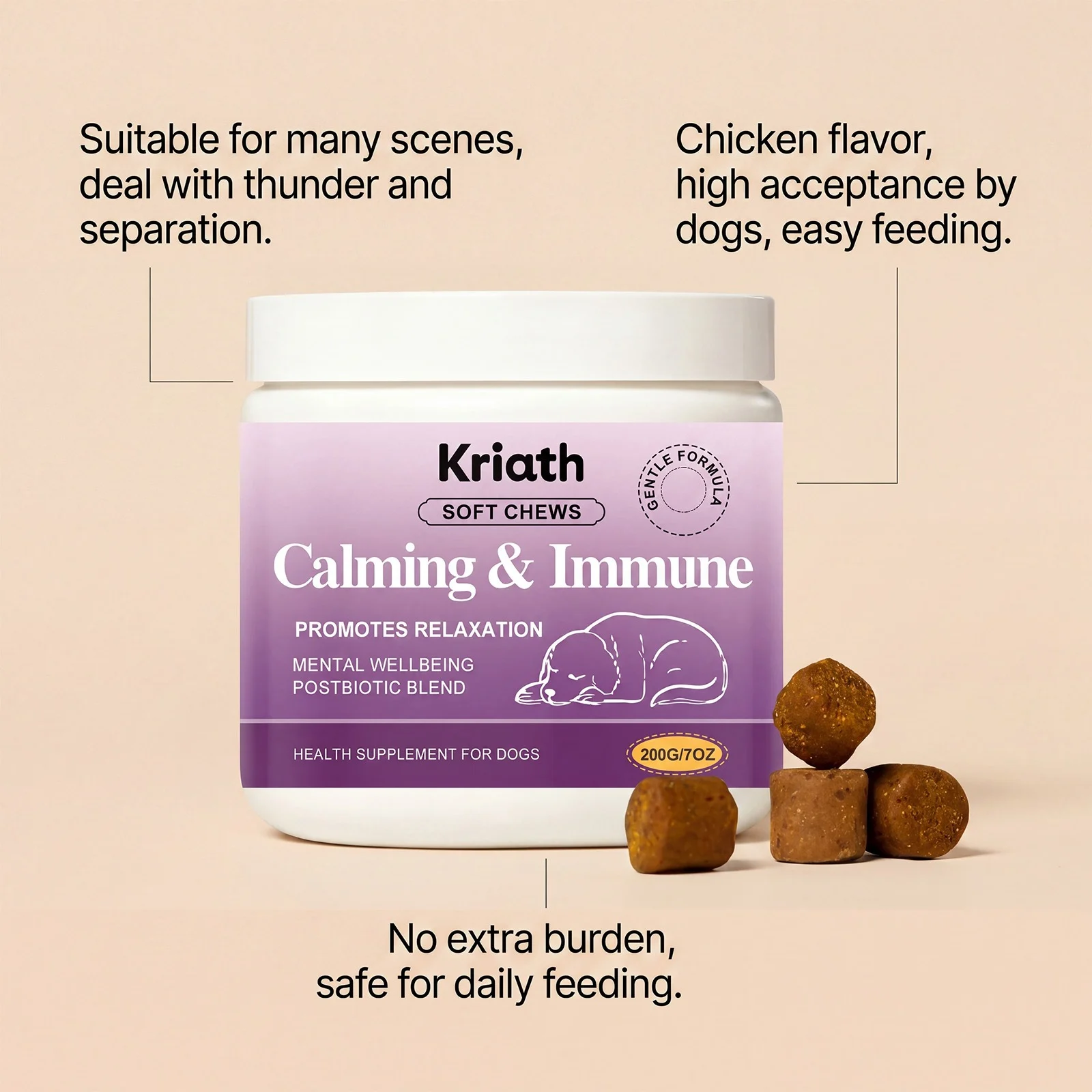 Kriath Dog Chewable Tablets, A Nutritional Supplement For Dogs, Is Regular Product… — image 2