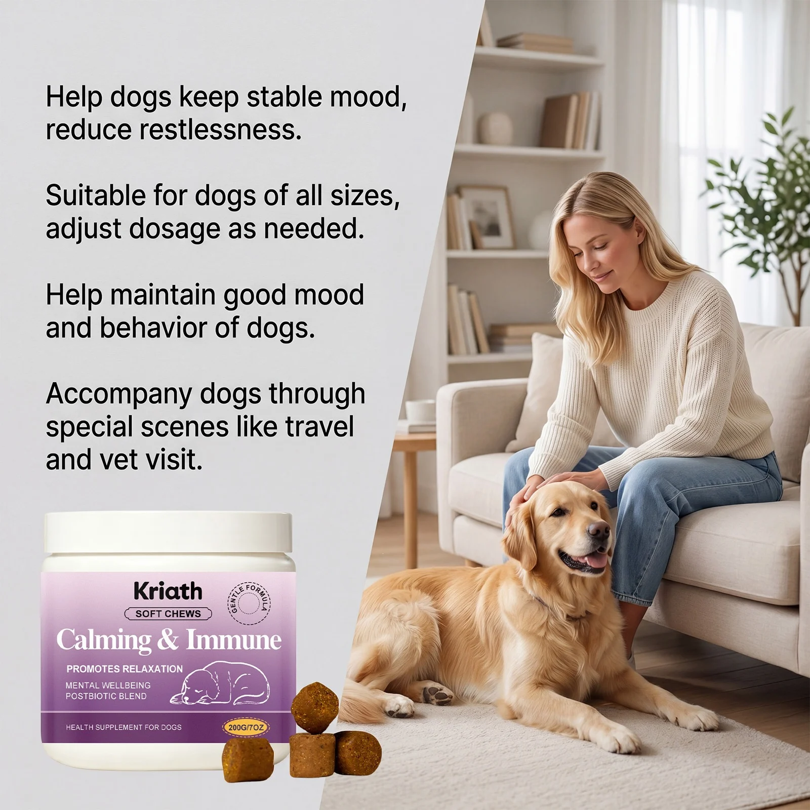 Kriath Dog Chewable Tablets, A Nutritional Supplement For Dogs, Is Regular Product… — image 6