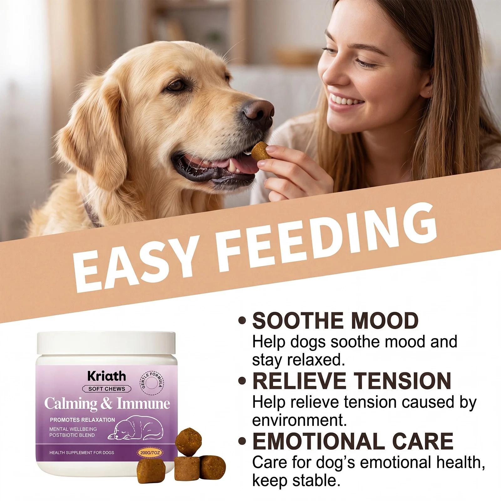 Kriath Dog Chewable Tablets, A Nutritional Supplement For Dogs, Is Regular Product… — image 5