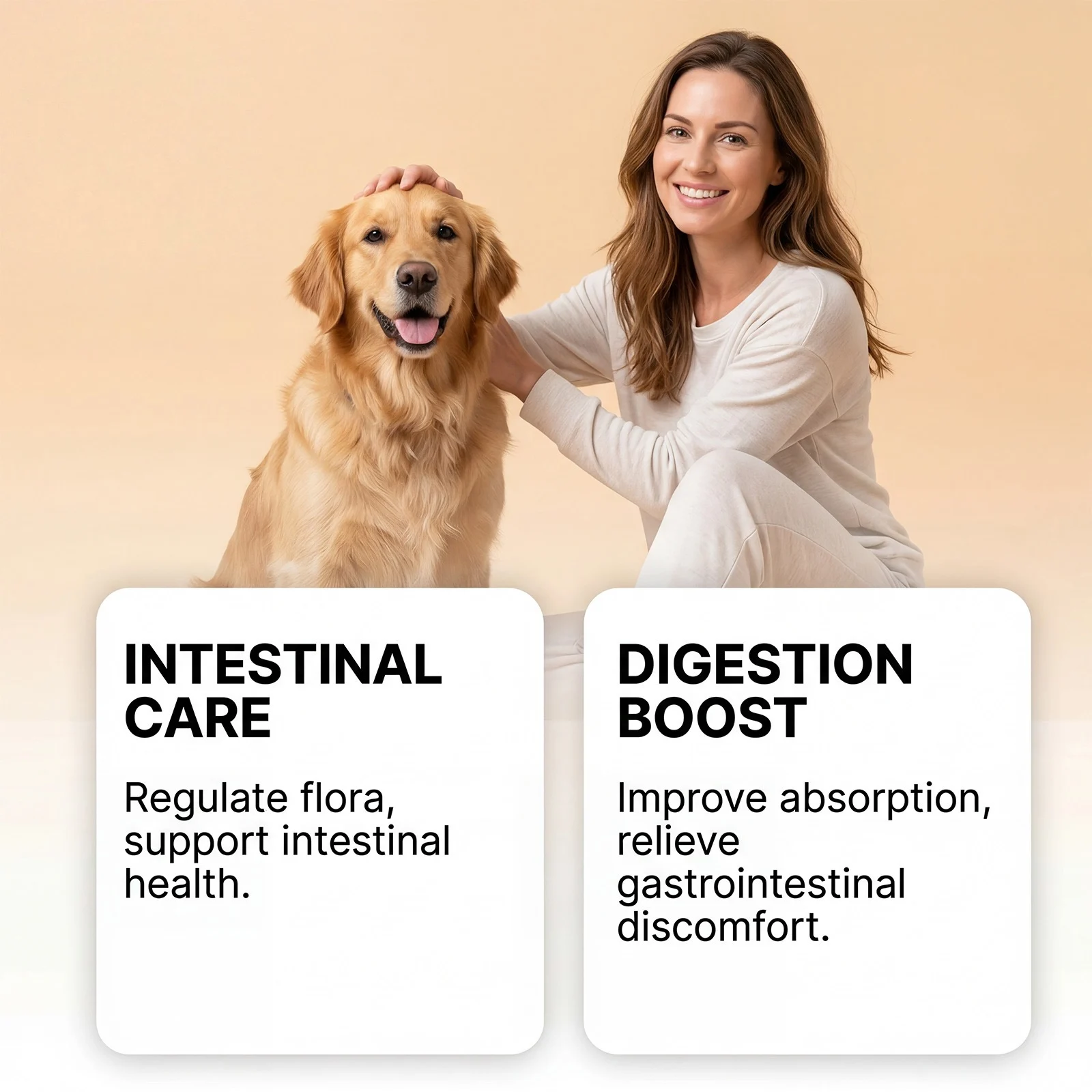 Kriath Dog Probiotic Chewable Tablets Mild Ingredients Daily Care Body Balance — image 1