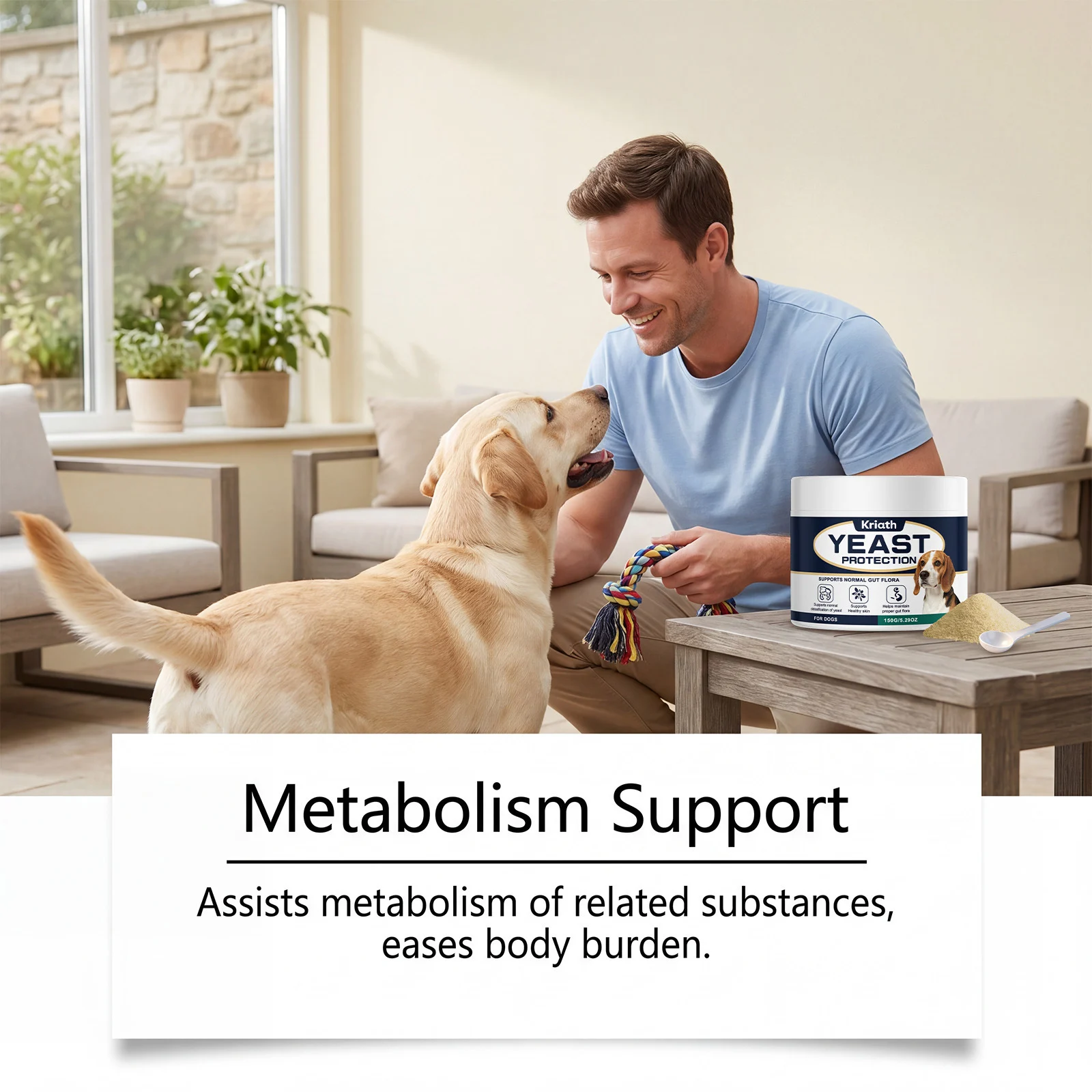 Kriath Dog Yeast Supplement Daily Care For Dogs' Body Comfort And Nutrition — image 4