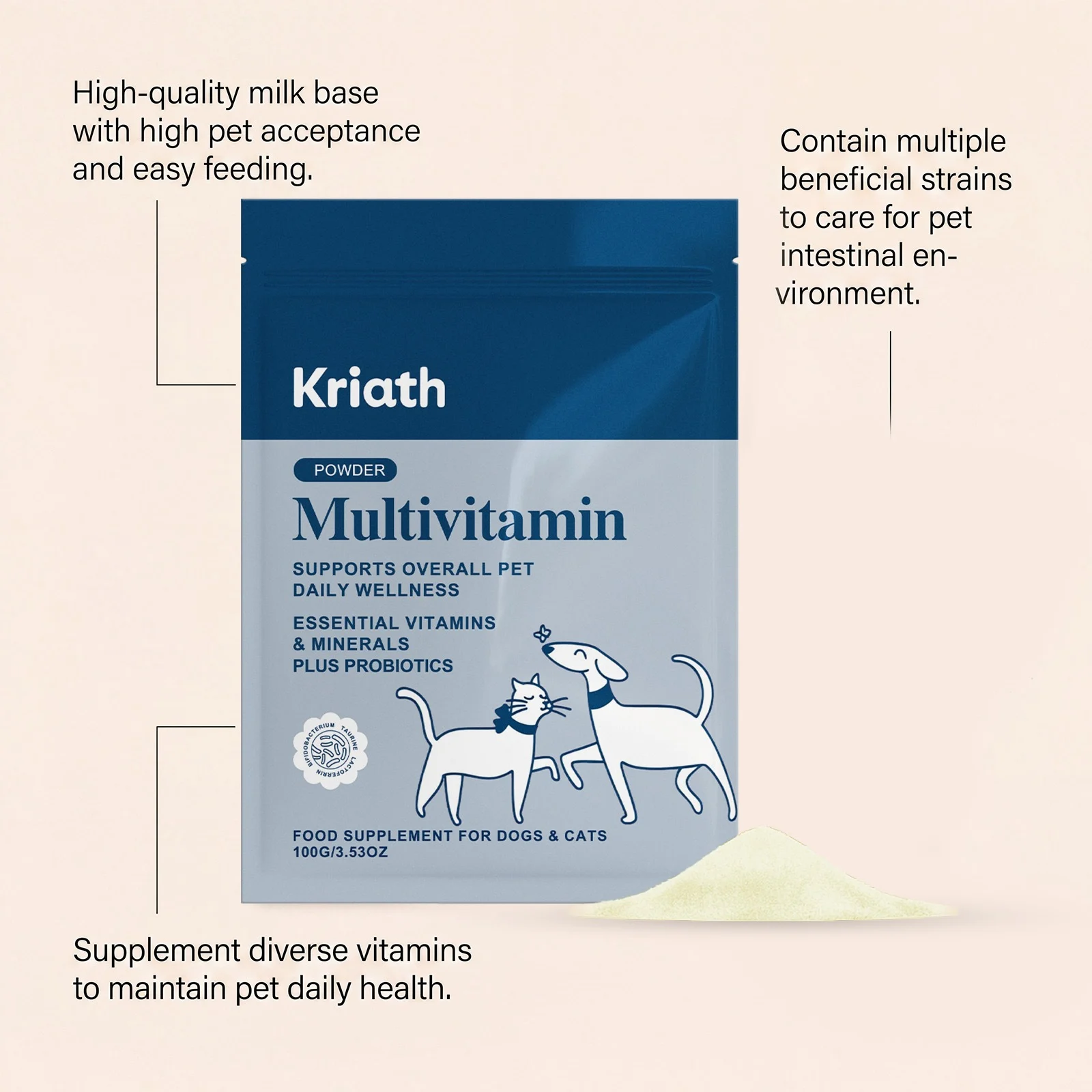Kriath Nutritional Supplement For Dogs And Cats, A Gentle Easily Absorbed Daily Pets — image 6