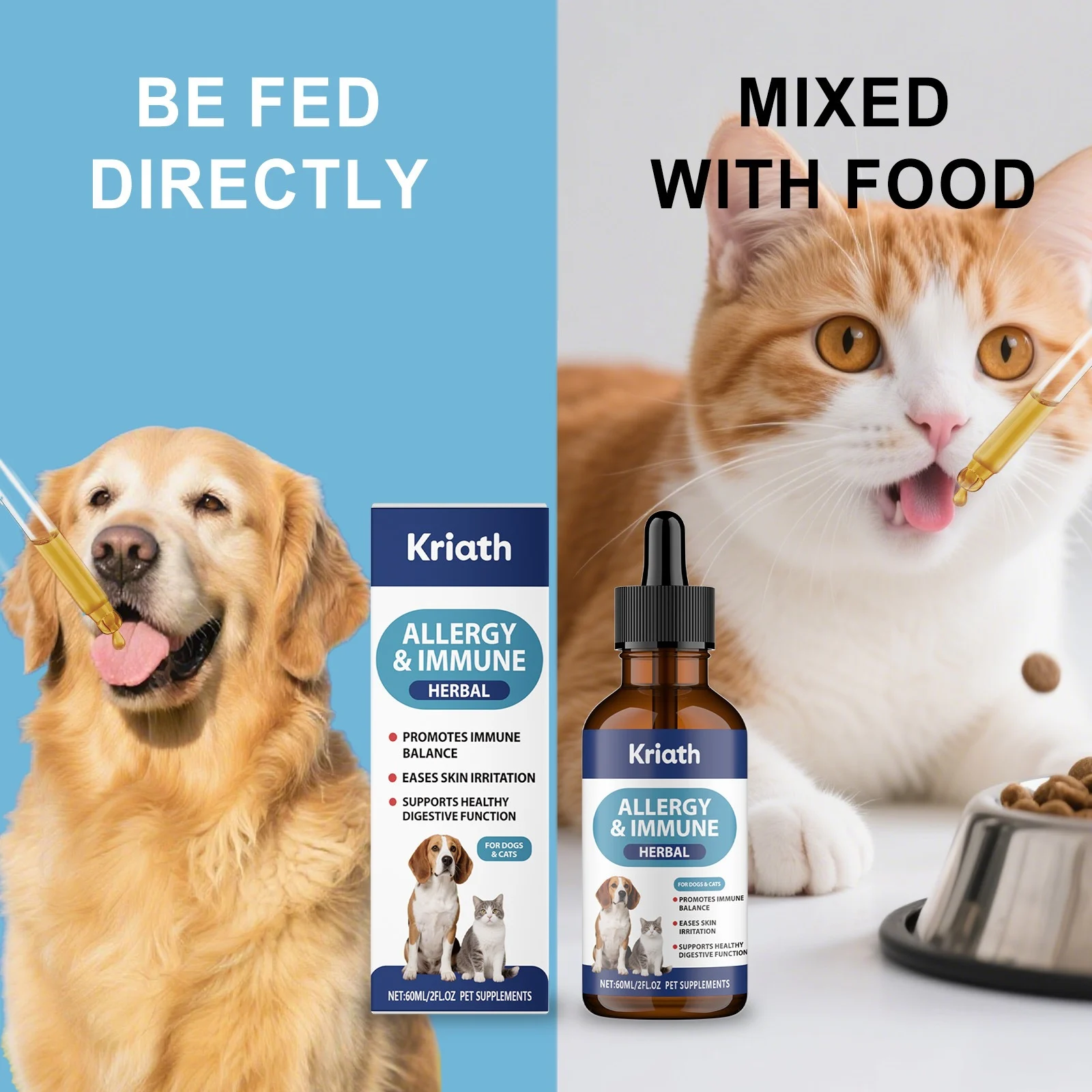 Kriath Pet Herbal Care Oral Liquid Is A Gentle And Nourishing Drop That Comforts Cats… — image 4