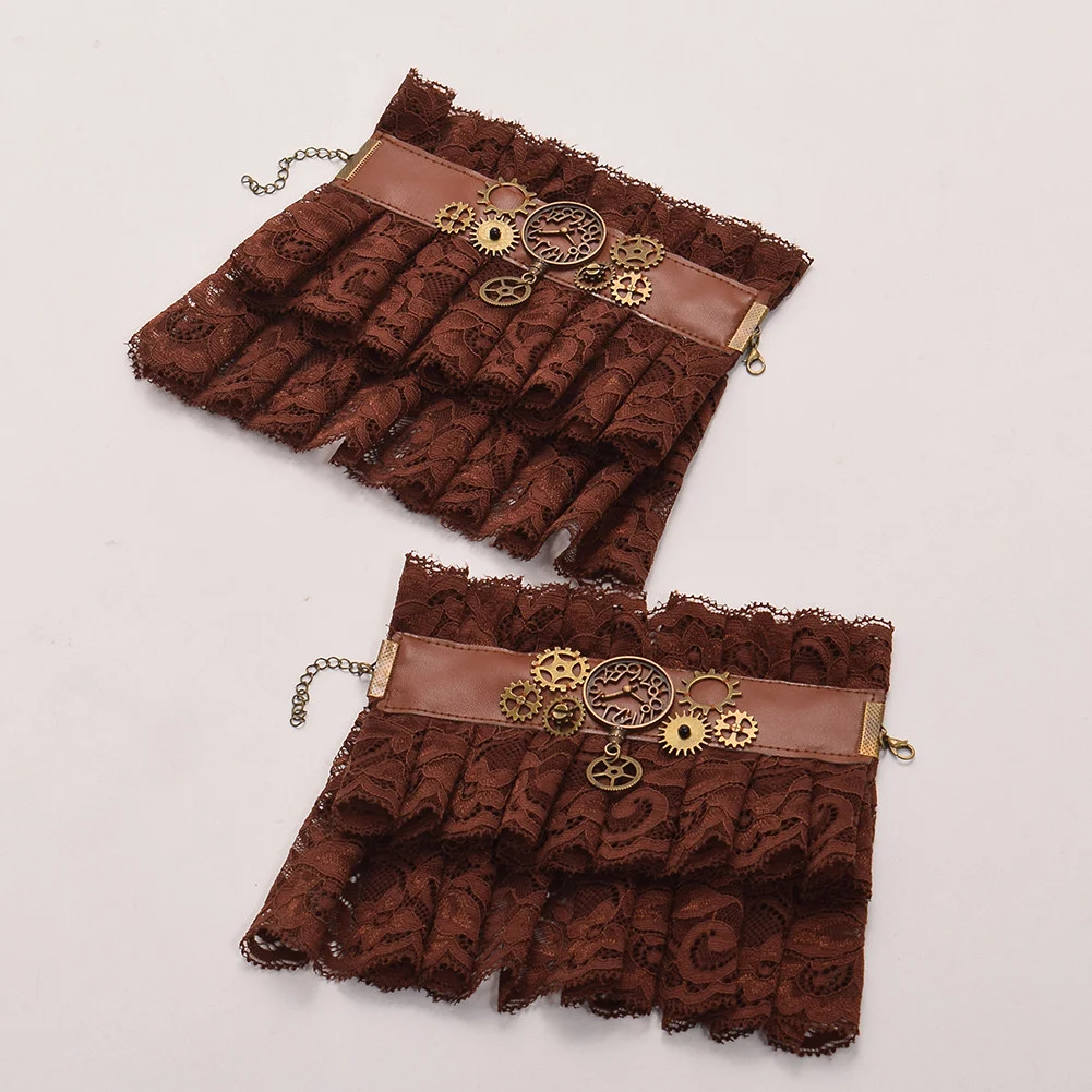 Lace Gear Steampunk Gothic Cuff — image 5