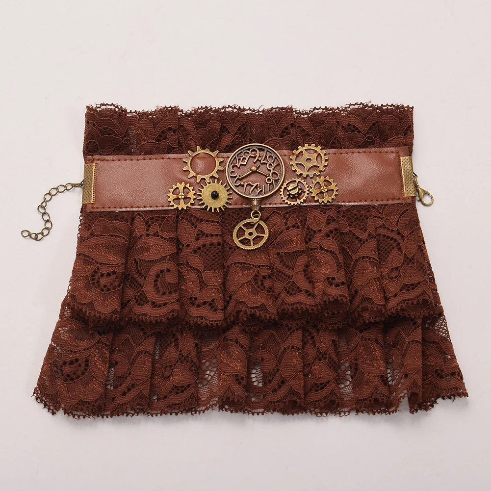 Lace Gear Steampunk Gothic Cuff — image 3
