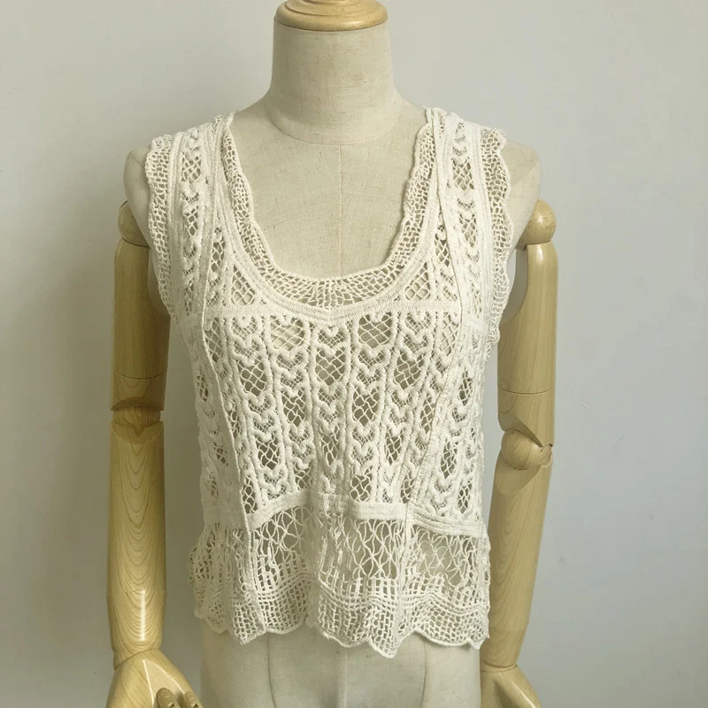 Lace Knitted Small Vest For Women — image 5