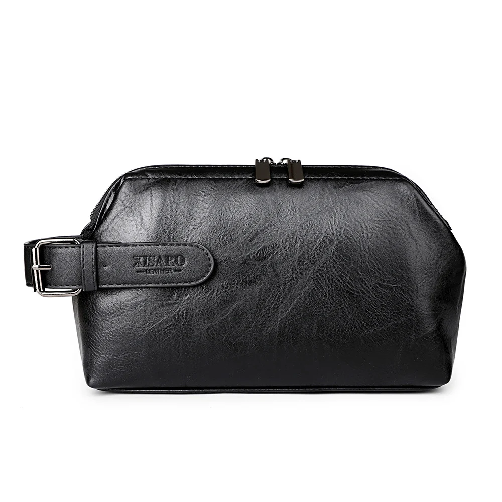 Large Capacity Business Casual Men's Soft Leather Handbag — image 3