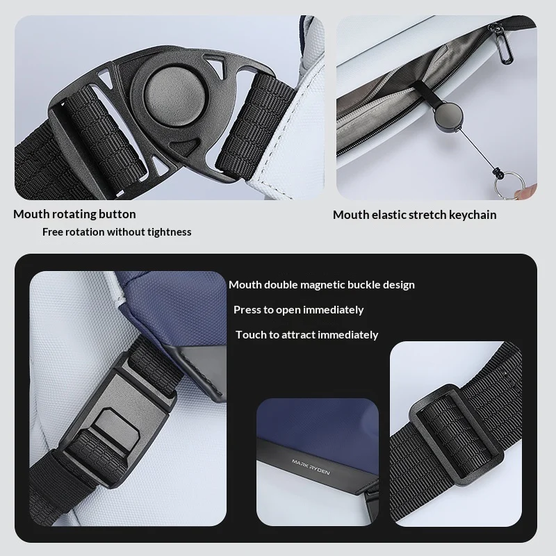 Large-capacity Crossbody Bag Casual Mens Single-shoulder — image 1