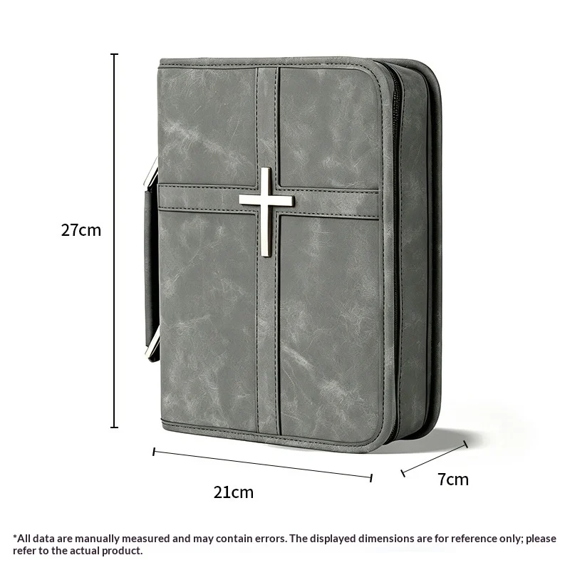 Large-capacity Multi-compartment Prayer Book Cover PU Scripture Storage Bag — image 2