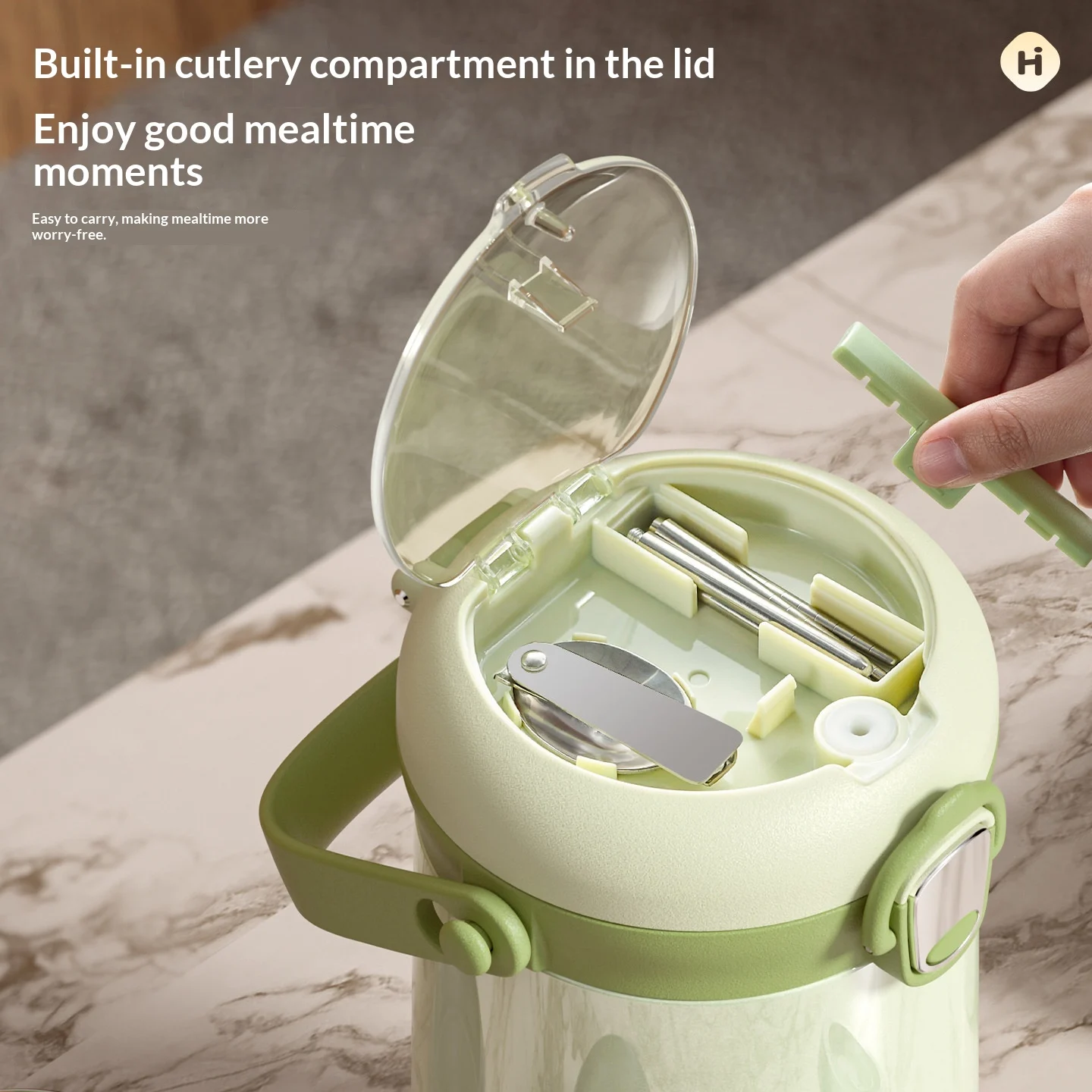 Large-capacity Multi-layer Extra-long-lasting 24-hour Thermal Lunch Box Container — image 7