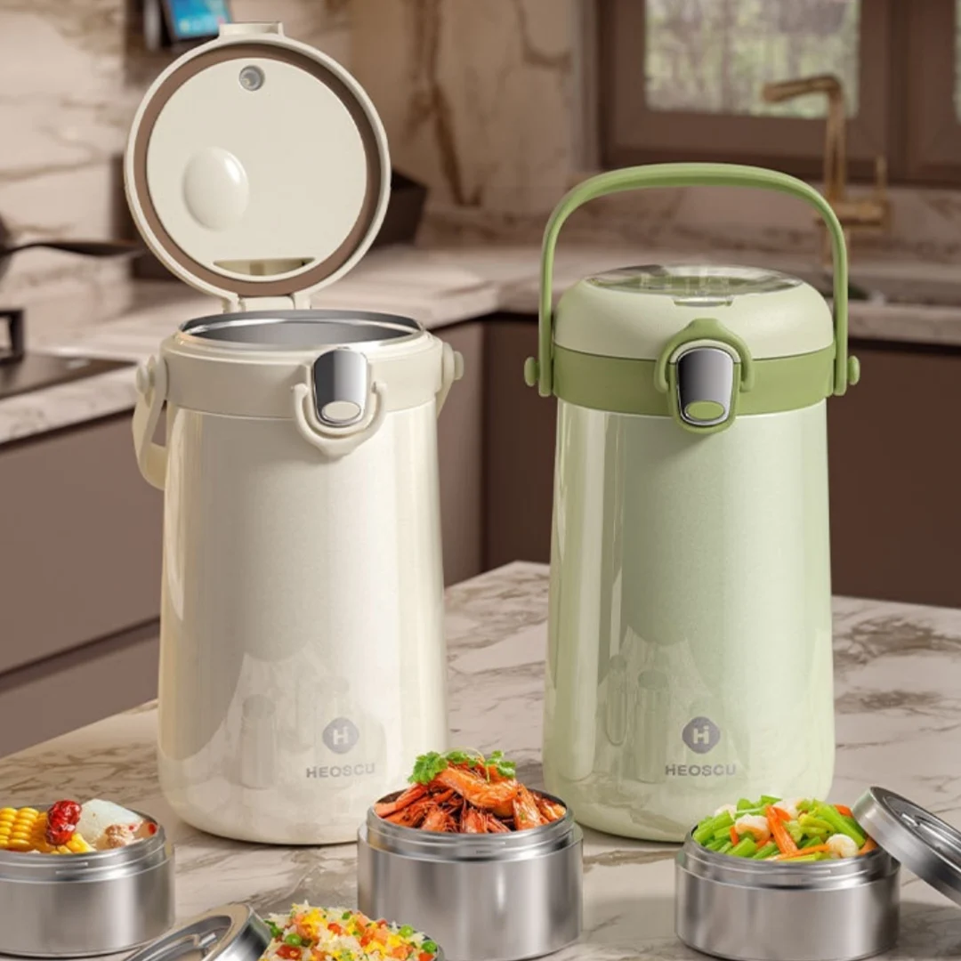 Large-capacity Multi-layer Extra-long-lasting 24-hour Thermal Lunch Box Container — image 4