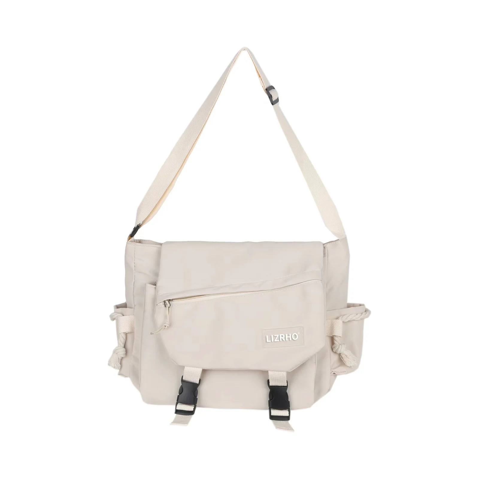 Large-capacity Vintage Work-style Nylon Crossbody Bag — image 2