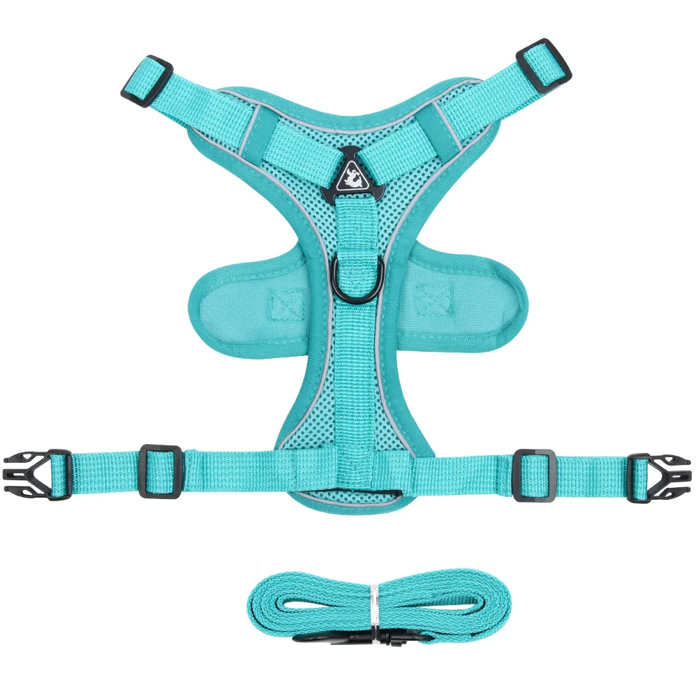 Large Cat Harness And Leash Set Escape Proof Adjustable Mesh Vest With Reflective… — variant image