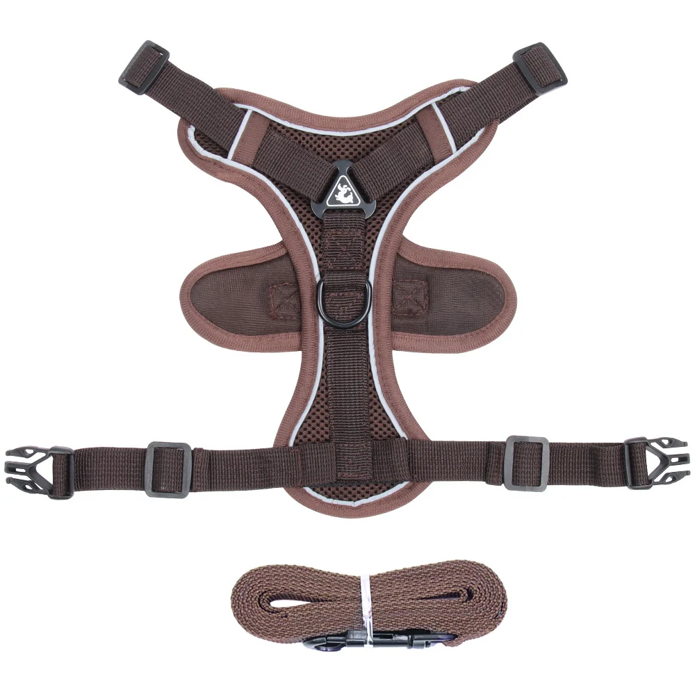 Large Cat Harness And Leash Set Escape Proof Adjustable Mesh Vest With Reflective… — variant image