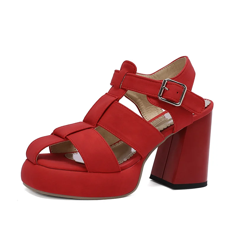 Large Size Sandals Baotou Roman Platform — image 5