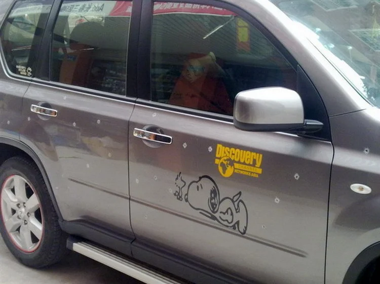 Large-sized Simulated Bullet Hole Car Sticker — image 4