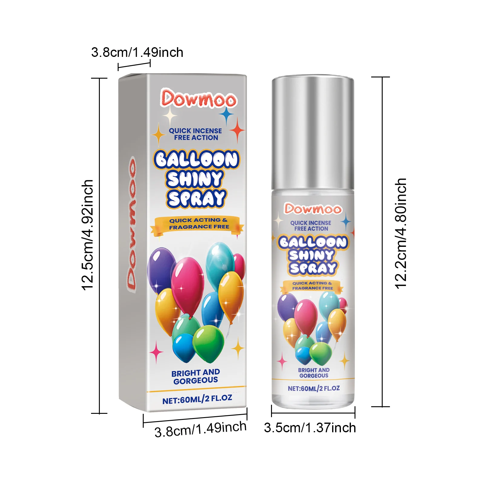 Latex Balloon Shiny Spray 60ml 1box — image 8